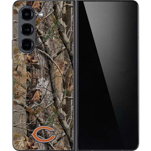 NFL Chicago Bears Realtree AP Camo Galaxy Z Fold5 5G Skin